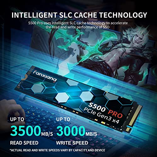 1TB High Speed NVMe M.2 SSD for Gaming Laptops