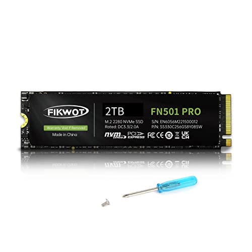 Fikwot FN501 Pro 2TB NVMe SSD - Gaming Laptop速