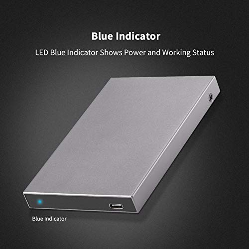 Aluminum USB C 3.1 Hard Drive Enclosure