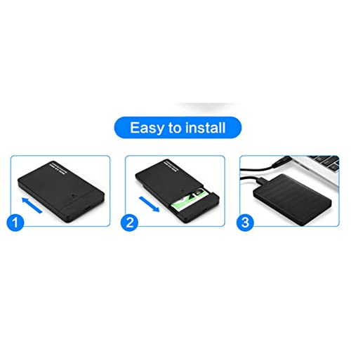 Tool-free SATA to USB 3.0 External HDD Enclosure