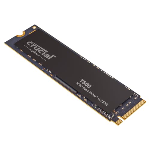 Crucial T500 500GB Gen4 NVMe M.2 Gaming SSD