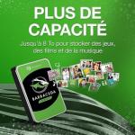 2TB Seagate BarraCuda Internal Hard Drive for Gaming Laptop