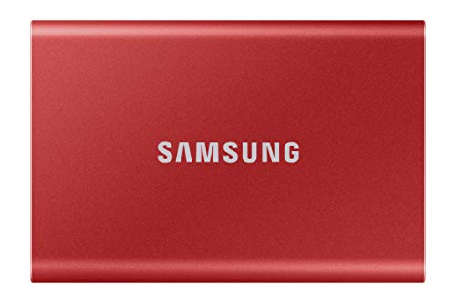 Samsung T7 Portable SSD - 500GB - Metallic Red