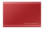 Samsung T7 Portable SSD - 500GB - Metallic Red