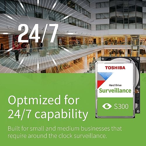 Toshiba 6TB Surveillance HDD - 3.5' SATA Internal Hard Drive