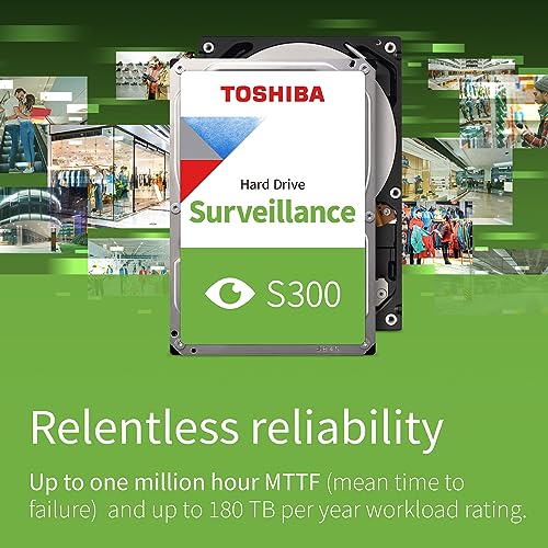 Toshiba 6TB Surveillance HDD - 3.5' SATA Internal Hard Drive