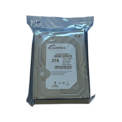 Sonnics 3TB SATA Hard Drive for Gaming Laptops
