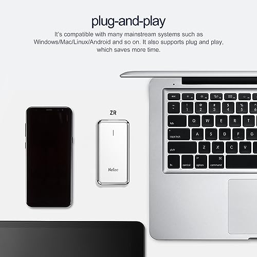 Netac ZR 250GB Portable RGB External SSD for Gaming