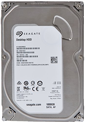 1TB Seagate Barracuda Internal Hard Disk Drive, 7200rpm