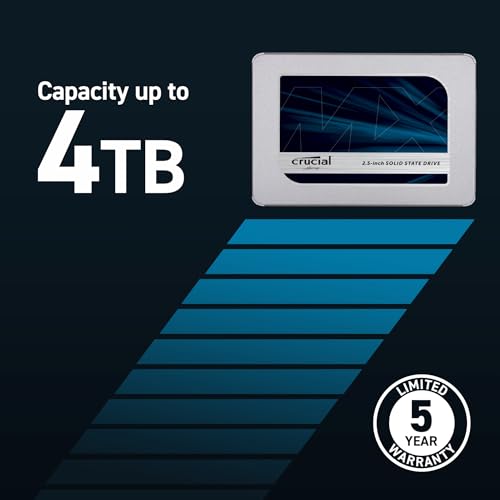Crucial MX500 2TB Internal SSD - 560MB/s