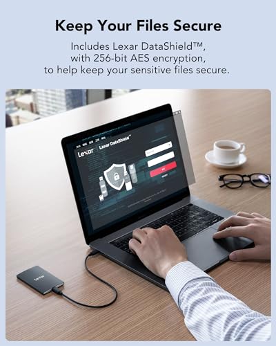 Lexar SL500 1TB Portable External SSD for Gaming