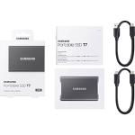 Samsung T7 1TB Portable External SSD Titanium Grey
