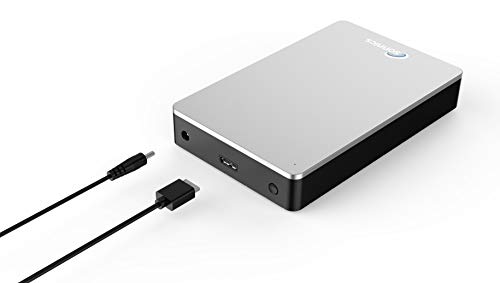 Sonnics 2TB Silver External Desktop Hard Drive, USB 3.0