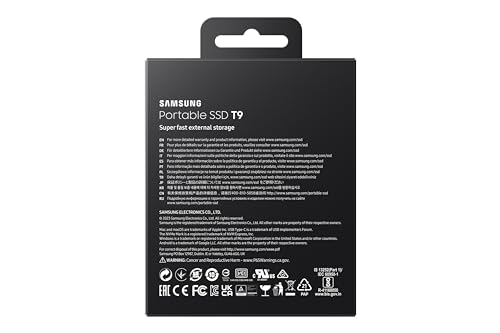 Samsung T9 Portable SSD 2TB USB 3.2 Gen 2x2