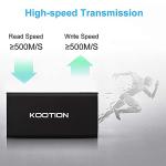 KOOTION 500GB Portable External SSD for Gaming Laptops