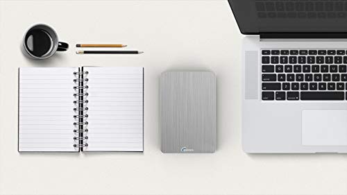 Sonnics 500GB Silver External Portable Hard drive for Gaming