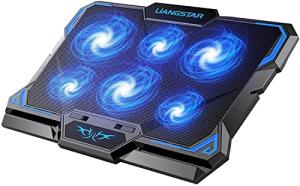 LIANGSTAR Laptop Cooling Pad with 6 Quiet LED Fans