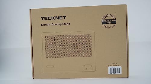TECKNET Gaming Laptop Cooling Pad Stand with Adjustable Fans