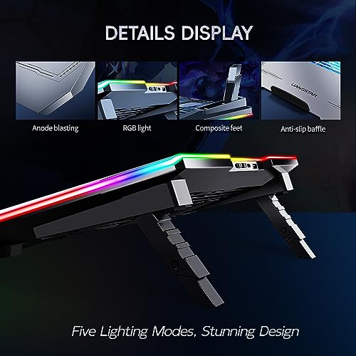 LIANGSTAR Gaming Laptop Cooling Pad 12-17.3 Inch, RGB