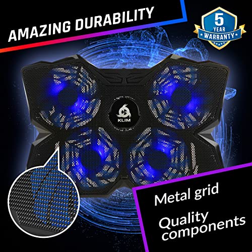 KLIM Wind Laptop Cooling Pad - Most Powerful 2024