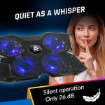 KLIM Wind Laptop Cooling Pad - Most Powerful 2024