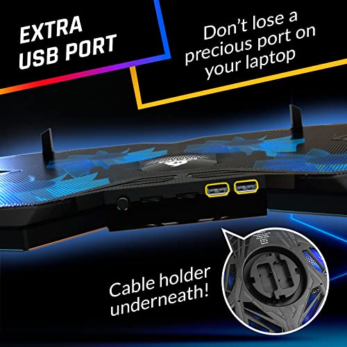 KLIM Wind Laptop Cooling Pad - Most Powerful 2024