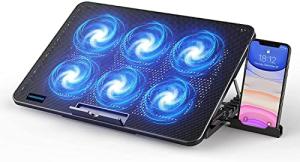 LIANGSTAR Gaming Laptop Cooling Pad, 6 Quiet Fans