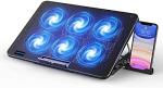 LIANGSTAR Gaming Laptop Cooling Pad, 6 Quiet Fans