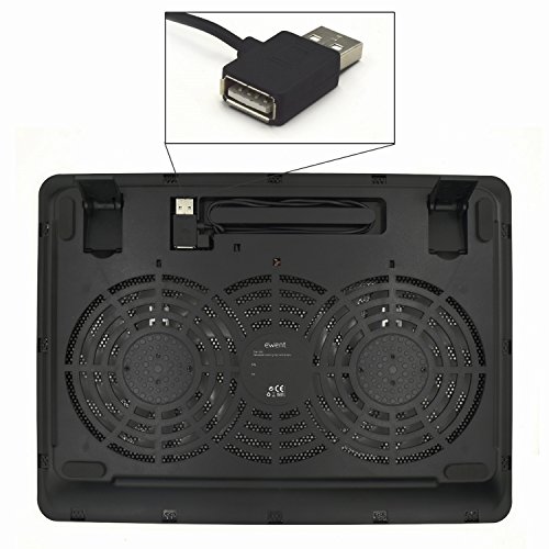 EWENT EW1256 17" Gaming Laptop Stand with Cooling