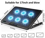 LIANGSTAR Gaming Laptop Cooling Pad, 6 Quiet Fans