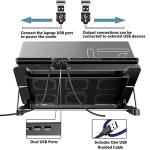 LIANGSTAR Gaming Laptop Cooling Pad, 6 Quiet Fans