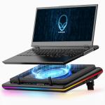 RGB Gaming Laptop Cooling Pad with Turbofan Speed