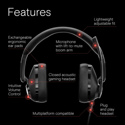 EPOS H3 Closed Gaming Headset with Noise-Cancelling Mic