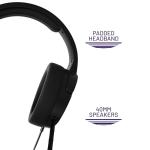 STEALTH PANTHER Black Over Ear Gaming Headset - 8 words