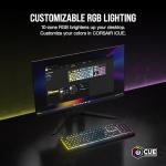 Corsair K55 CORE RGB Gaming Keyboard - Quiet, Responsive Keys