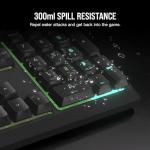 Corsair K55 CORE RGB Gaming Keyboard - Quiet, Responsive Keys