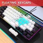 Snpurdiri RGB Backlit Gaming Keyboard, Ultra-Compact Mini