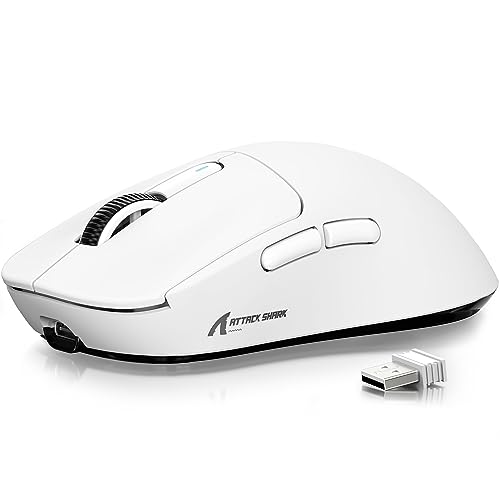 ATTACK SHARK X3 49g SUPERLIGHT Gaming Mouse White
