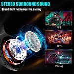 Stereo Surround Sound Gaming Headset with RGB Light