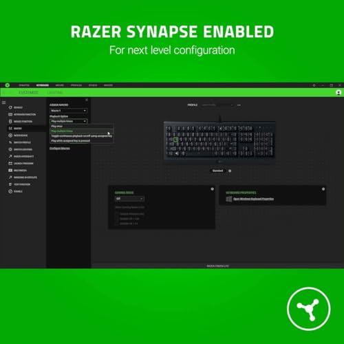 Razer Cynosa Lite Essential RGB Gaming Keyboard Black