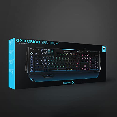 Logitech G910 Orion Spectrum Mechanical Gaming Keyboard, RGB