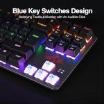 Rii RK908 60% Mechanical Gaming Keyboard (Blue Switches)
