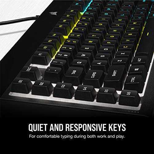 CORSAIR K55 RGB PRO Wired Gaming Keyboard - Black