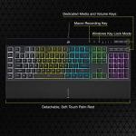 CORSAIR K55 RGB PRO Wired Gaming Keyboard - Black