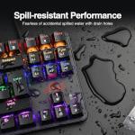 Rii RK908 60% Mechanical Gaming Keyboard (Blue Switches)