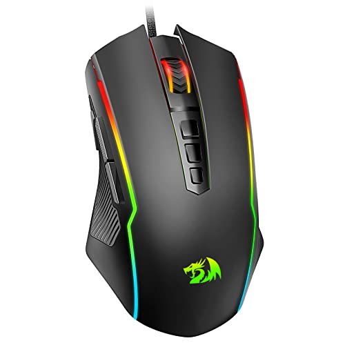 Redragon RGB Gaming Mouse with Programmable Macro Buttons