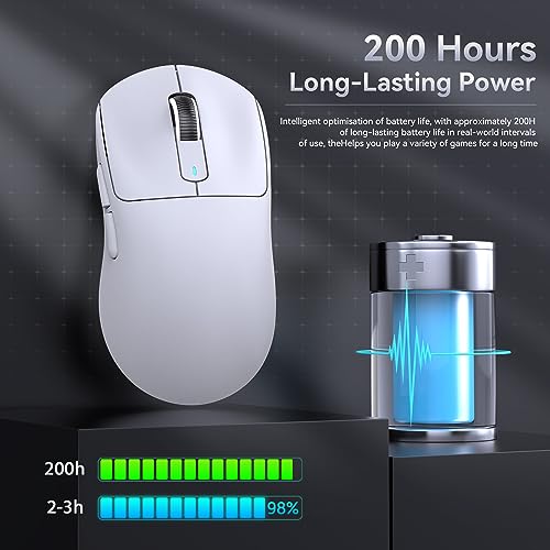 ATTACK SHARK X3 49g SUPERLIGHT Gaming Mouse White