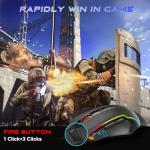 Redragon RGB Wired Gaming Mouse with 9 Macros