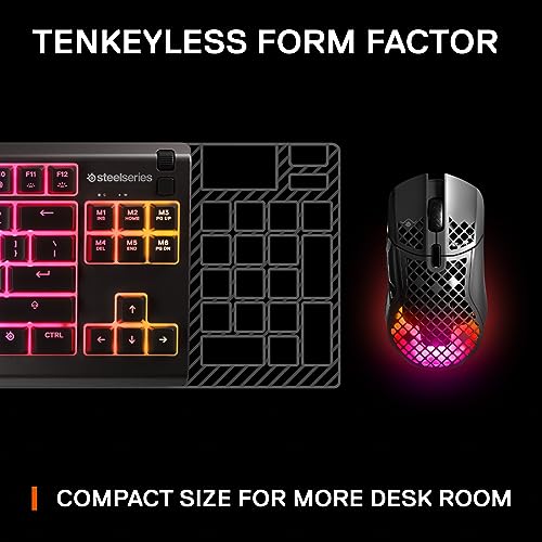 SteelSeries Apex 3 TKL RGB Keyboard - Compact Esports Form Factor