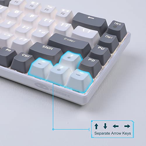 Minimalist MageGee 60% Gaming Mechanical Keyboard Ice Blue